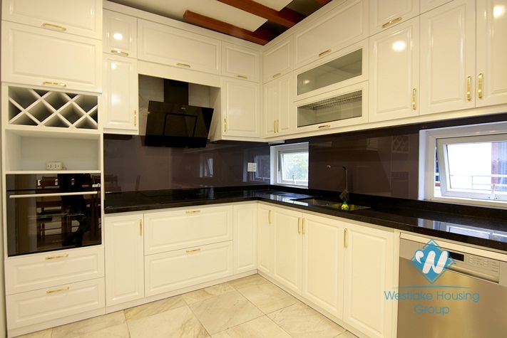 Lovely house with court yard and roof terrace for rent in Tay Ho, Hanoi